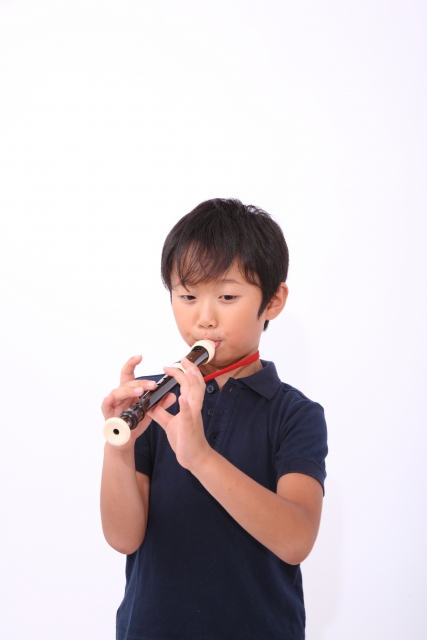 リコーダーの写真